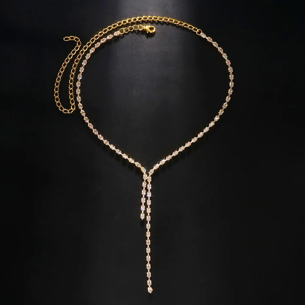 Fashion Y Shape Long Necklace