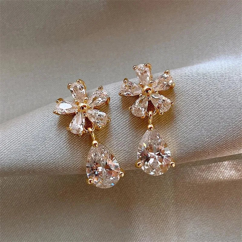 Vivienne Crystal Bloom Earrings