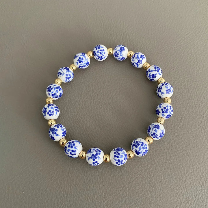 Marvain Porcelain Bead Bracelet