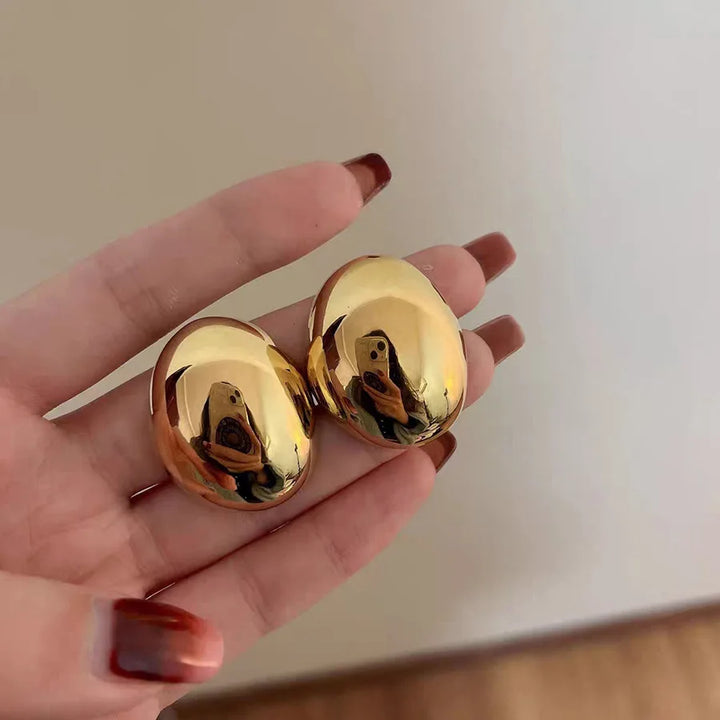 Catalina Bold Oval Statement Studs