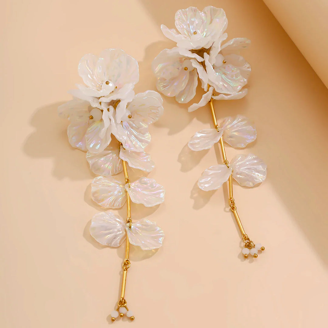 Alessira Ivory Bloom Earrings