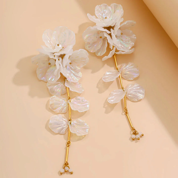 Alessira Ivory Bloom Earrings