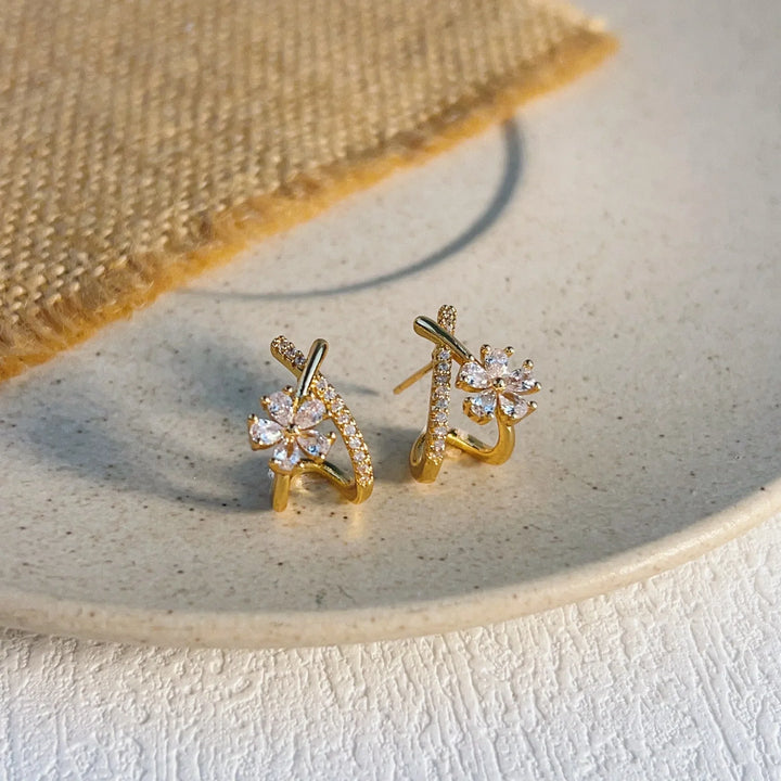 Rosalie 18k Gold-Plated Studs