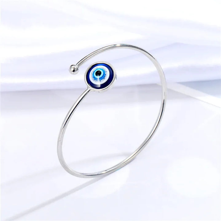Open Evil Eye Bangle