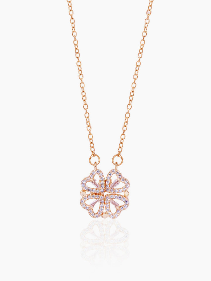 Shiny Clover Necklace