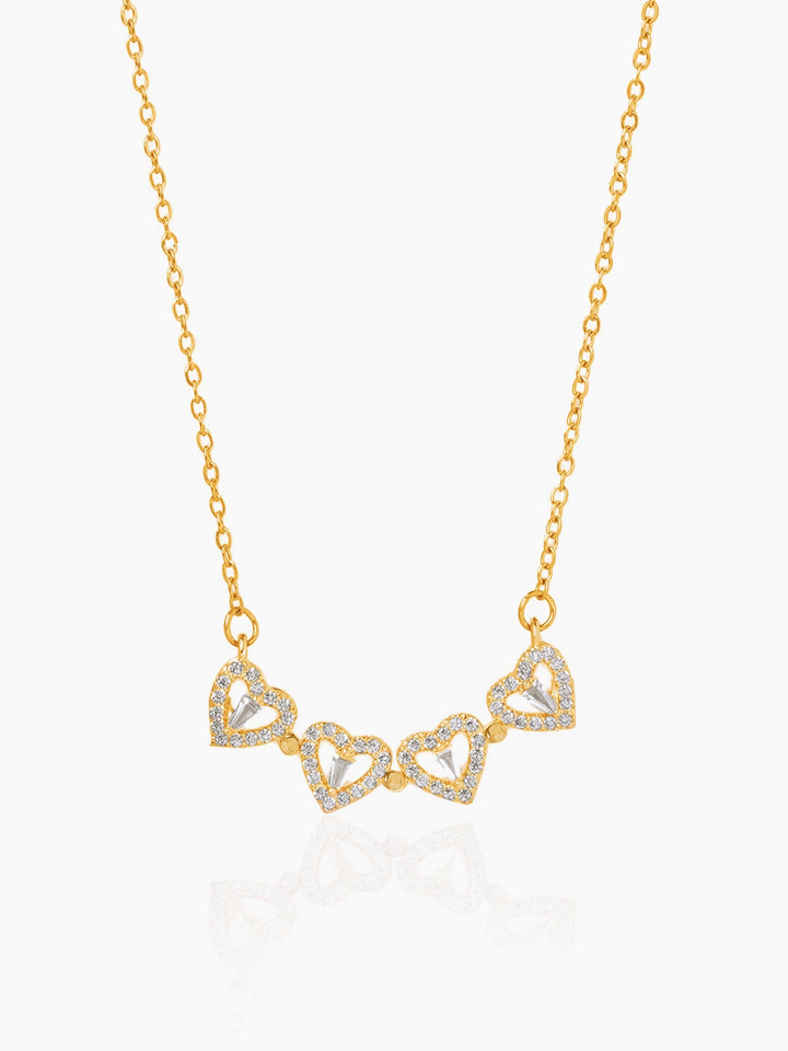 Shiny Clover Necklace