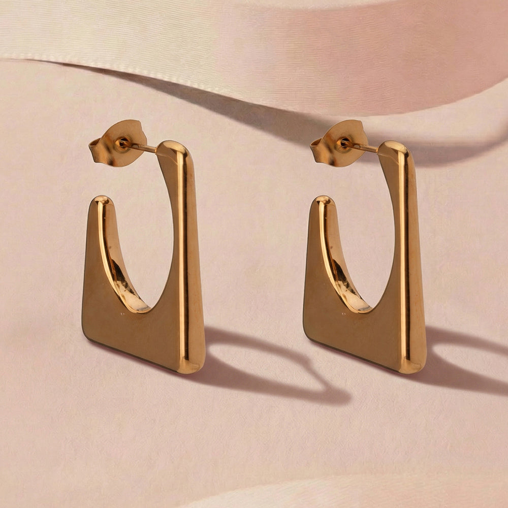 Modern U-Frame Earrings