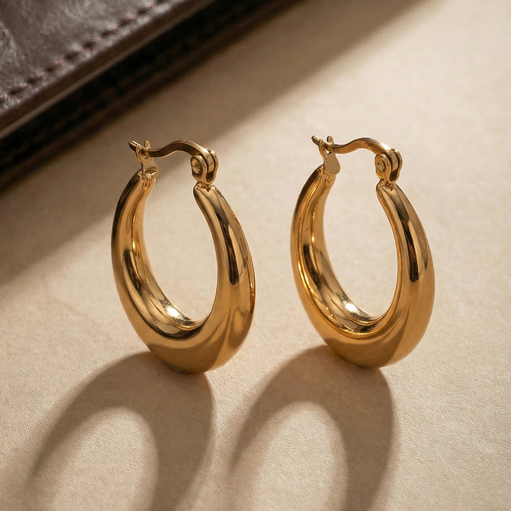 Timeless Round Hoop Earrings