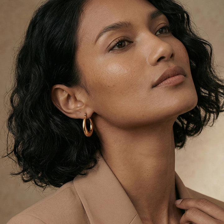 Timeless Round Hoop Earrings