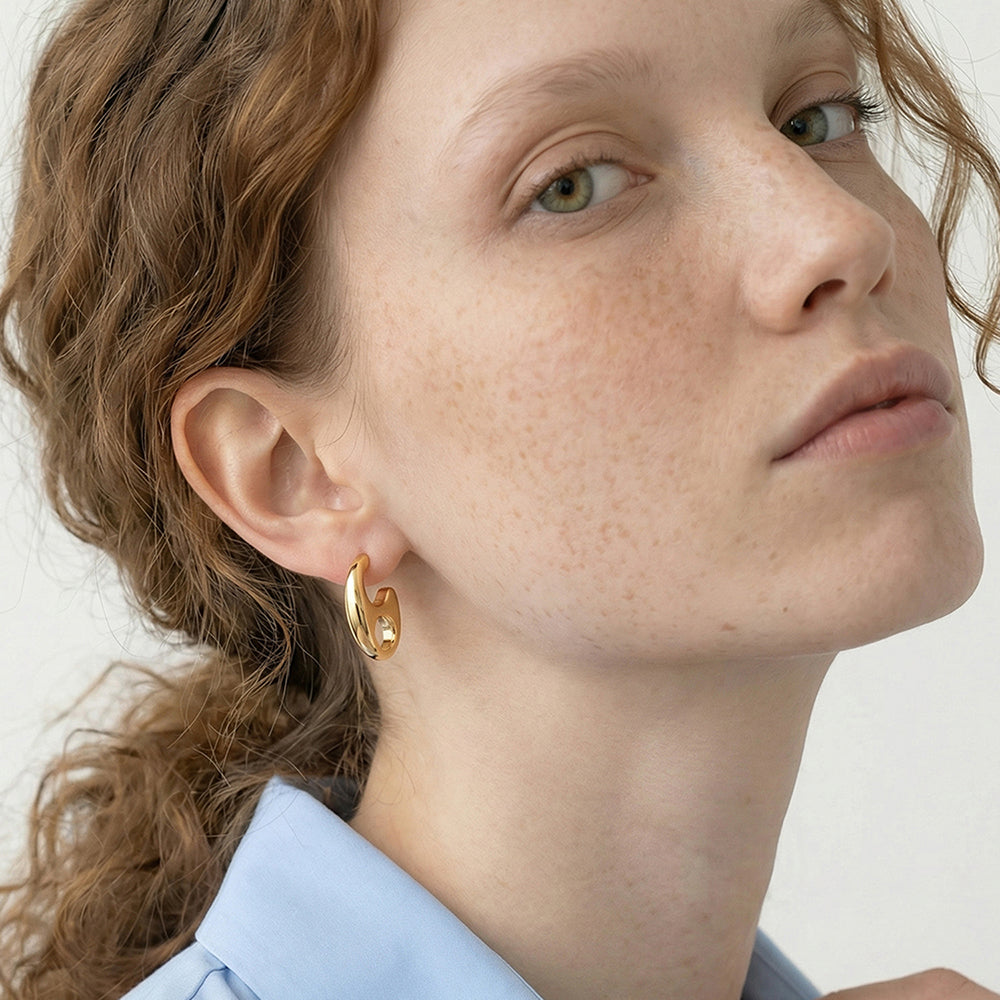 Mini Abstract Stud Earrings