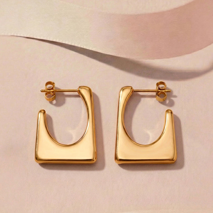Modern U-Frame Earrings