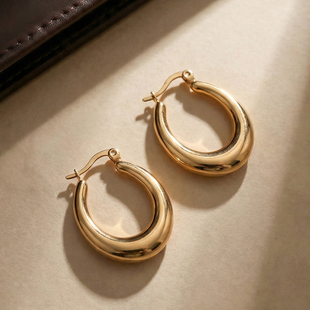 Timeless Round Hoop Earrings