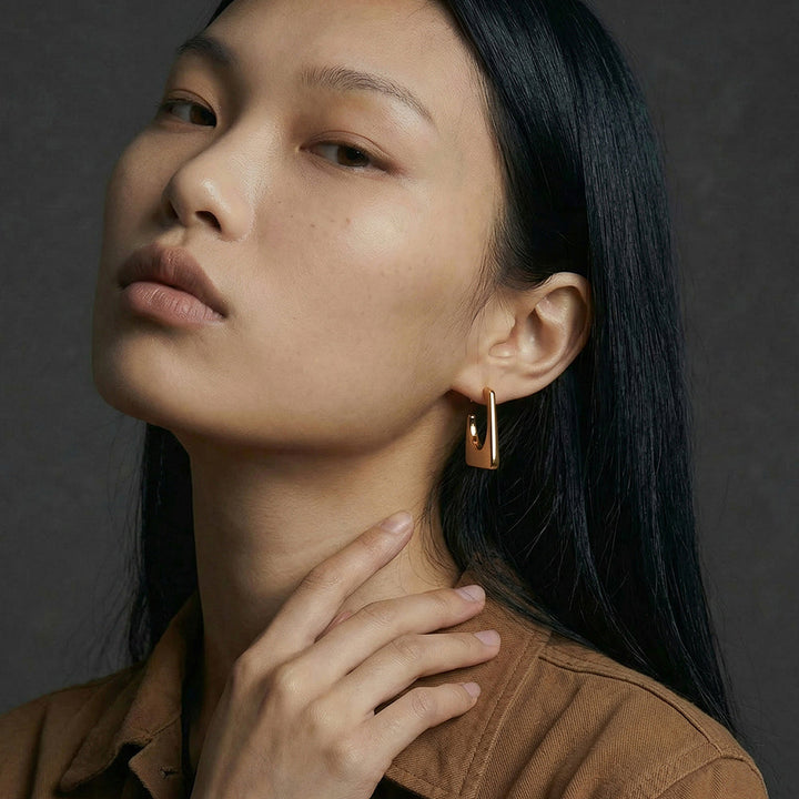 Modern U-Frame Earrings