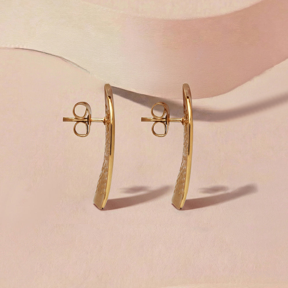 Chunky Abstract Stud Earrings