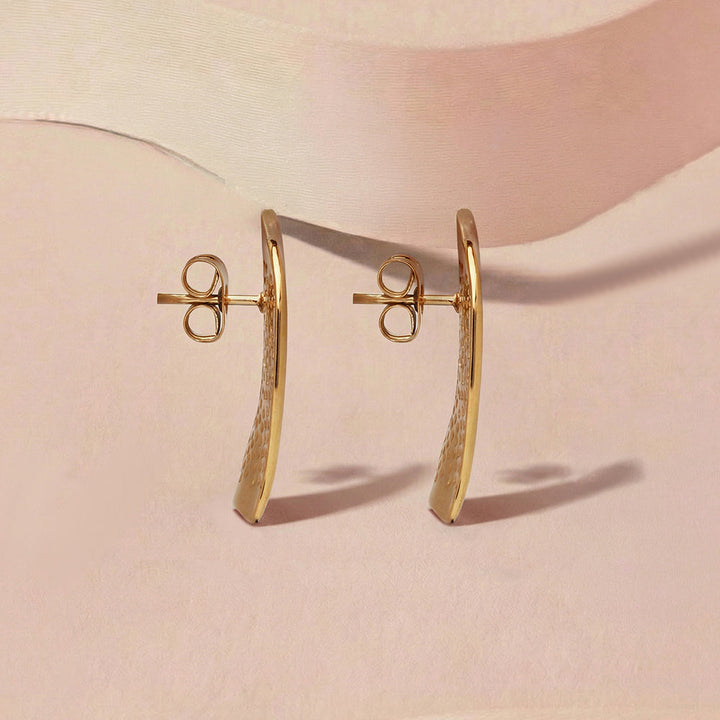 Chunky Abstract Stud Earrings