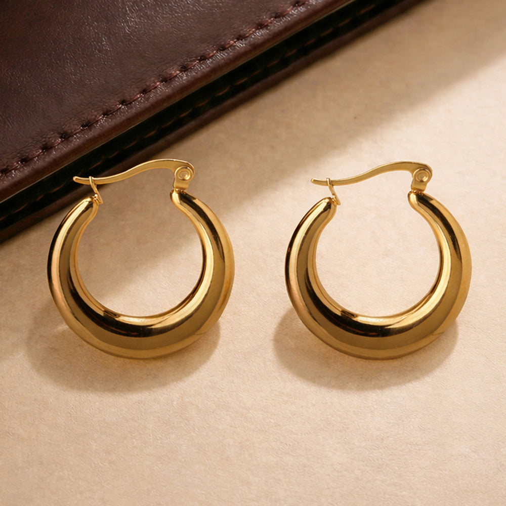 Timeless Round Hoop Earrings