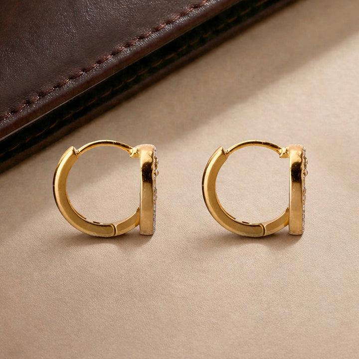 Mystic Tree Spark Hoop Earrings