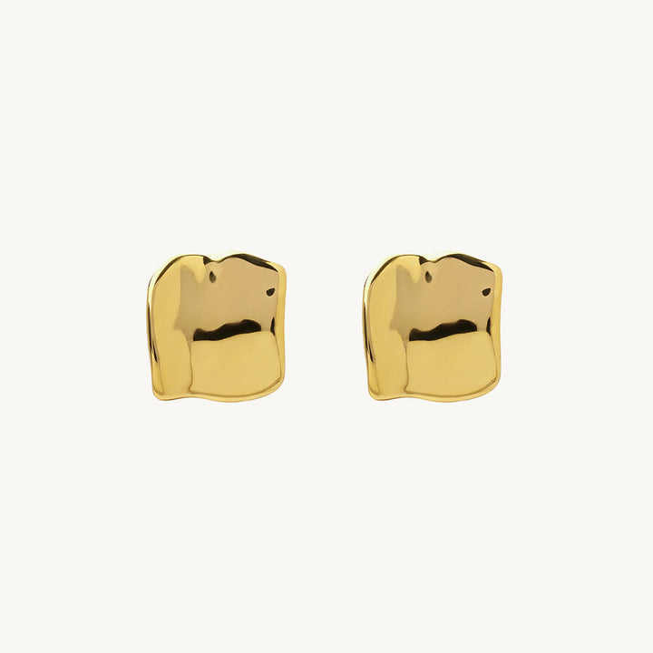 Chunky Abstract Stud Earrings