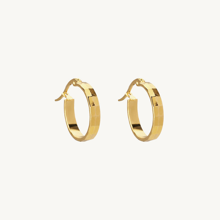 Sleek Arc Hoop Earrings