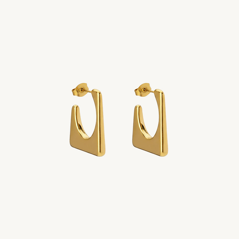 Modern U-Frame Earrings
