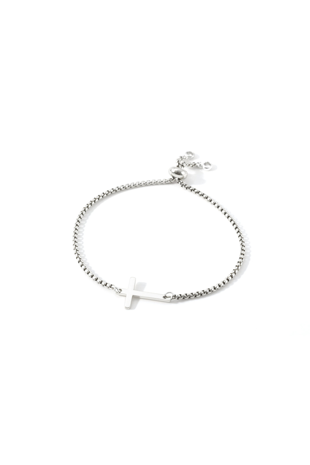 Sideways Cross Slider Bracelet