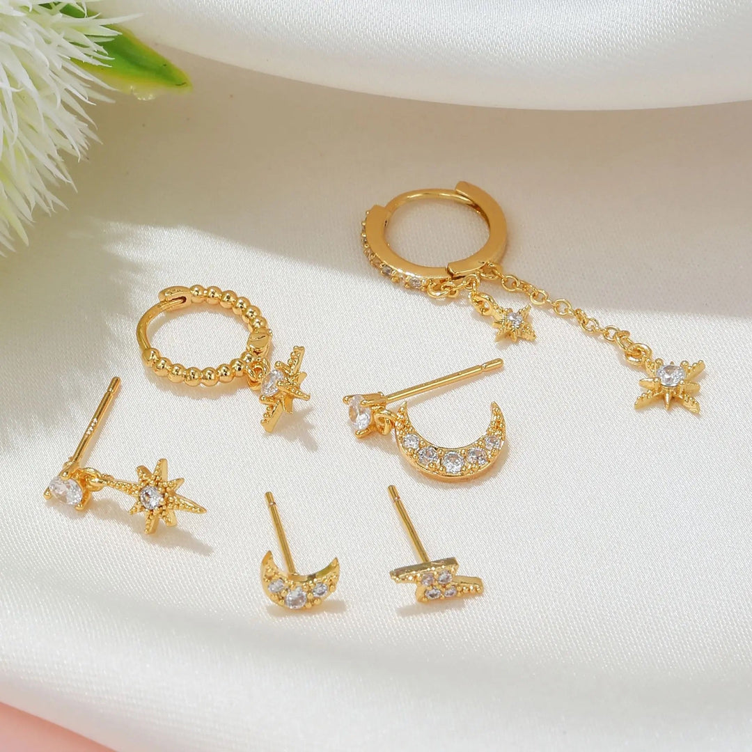 Starry Night Earrings Set