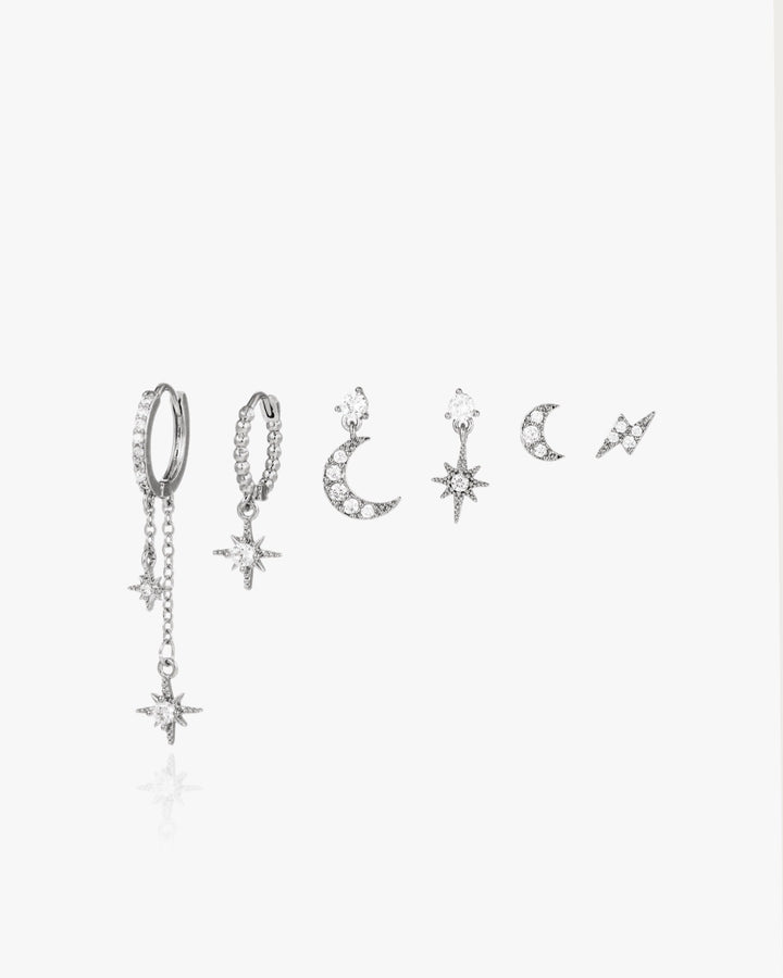 Starry Night Earrings Set