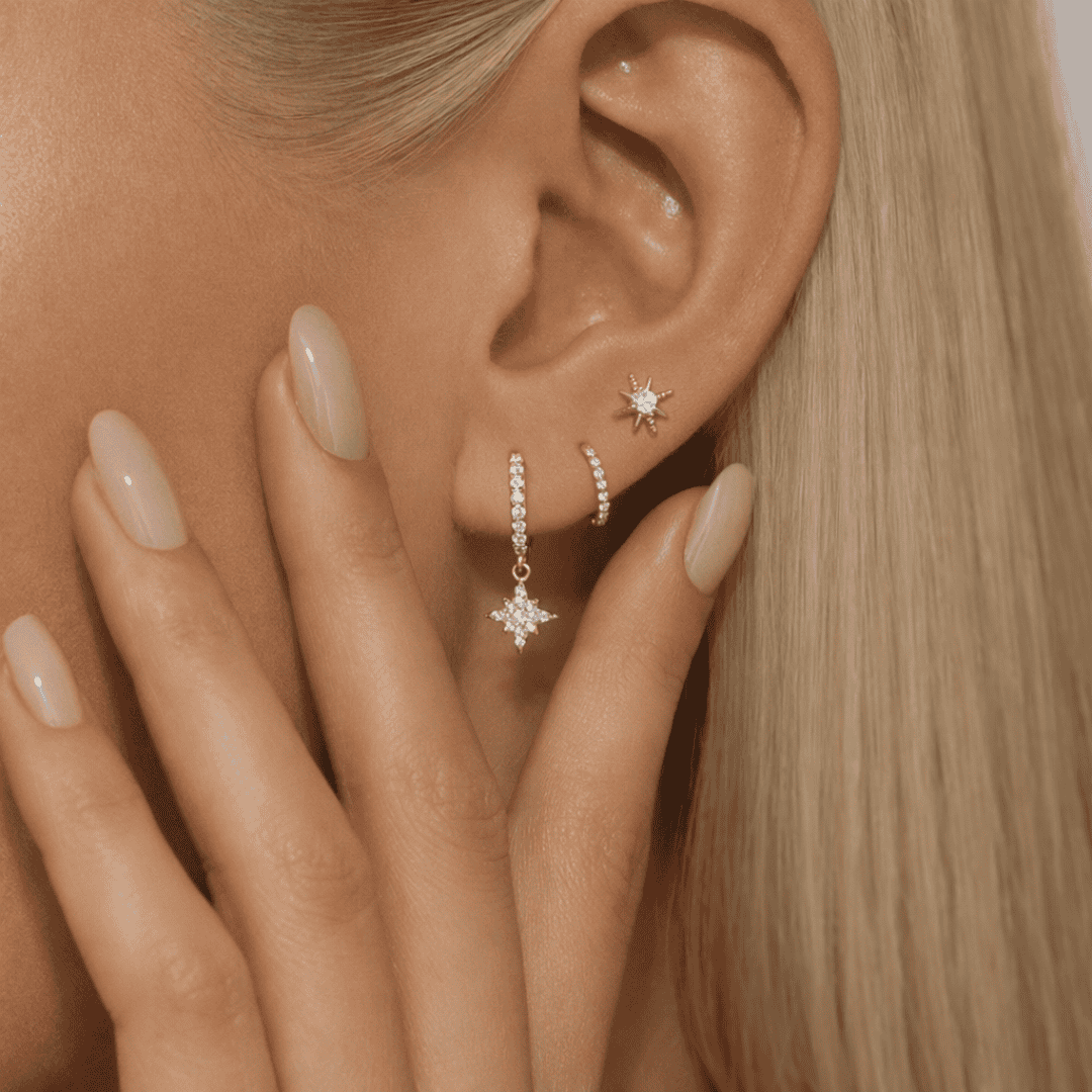 STELLA STAR EARRING SET