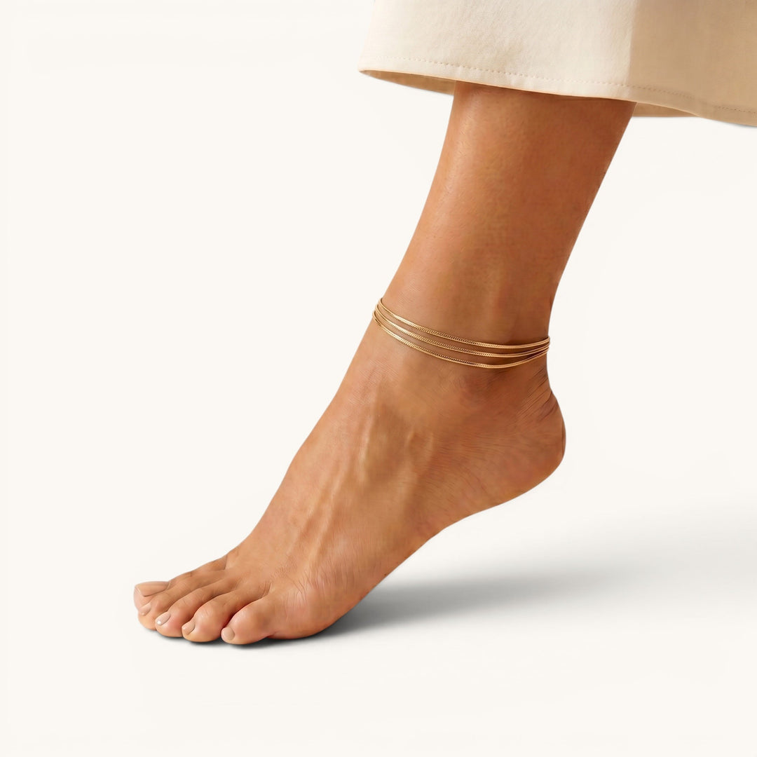 Tria Anklet Gold