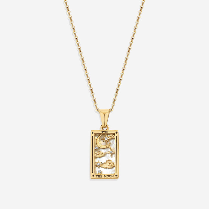 The Moon Tarot Necklace