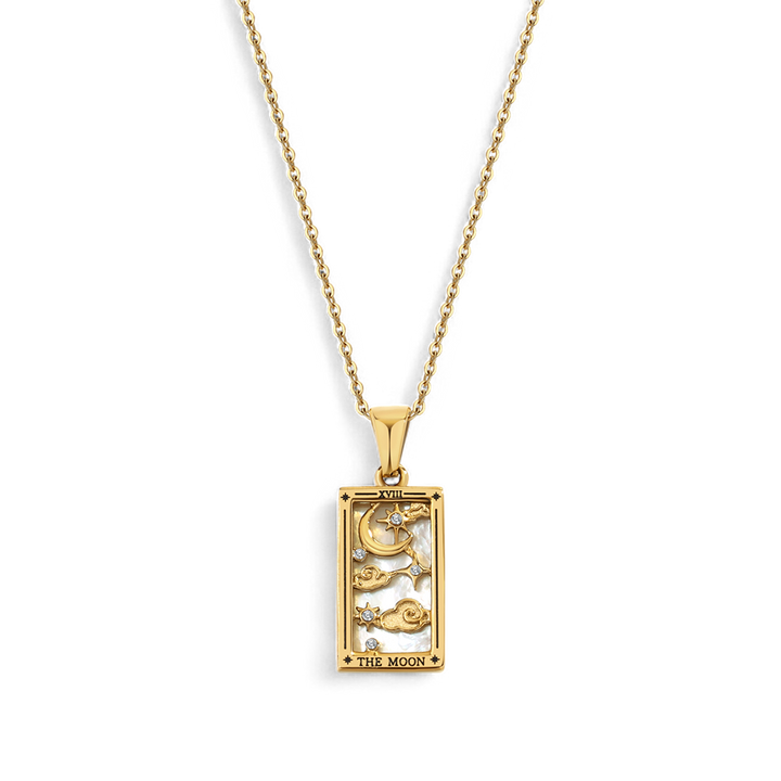 The Moon Tarot Necklace