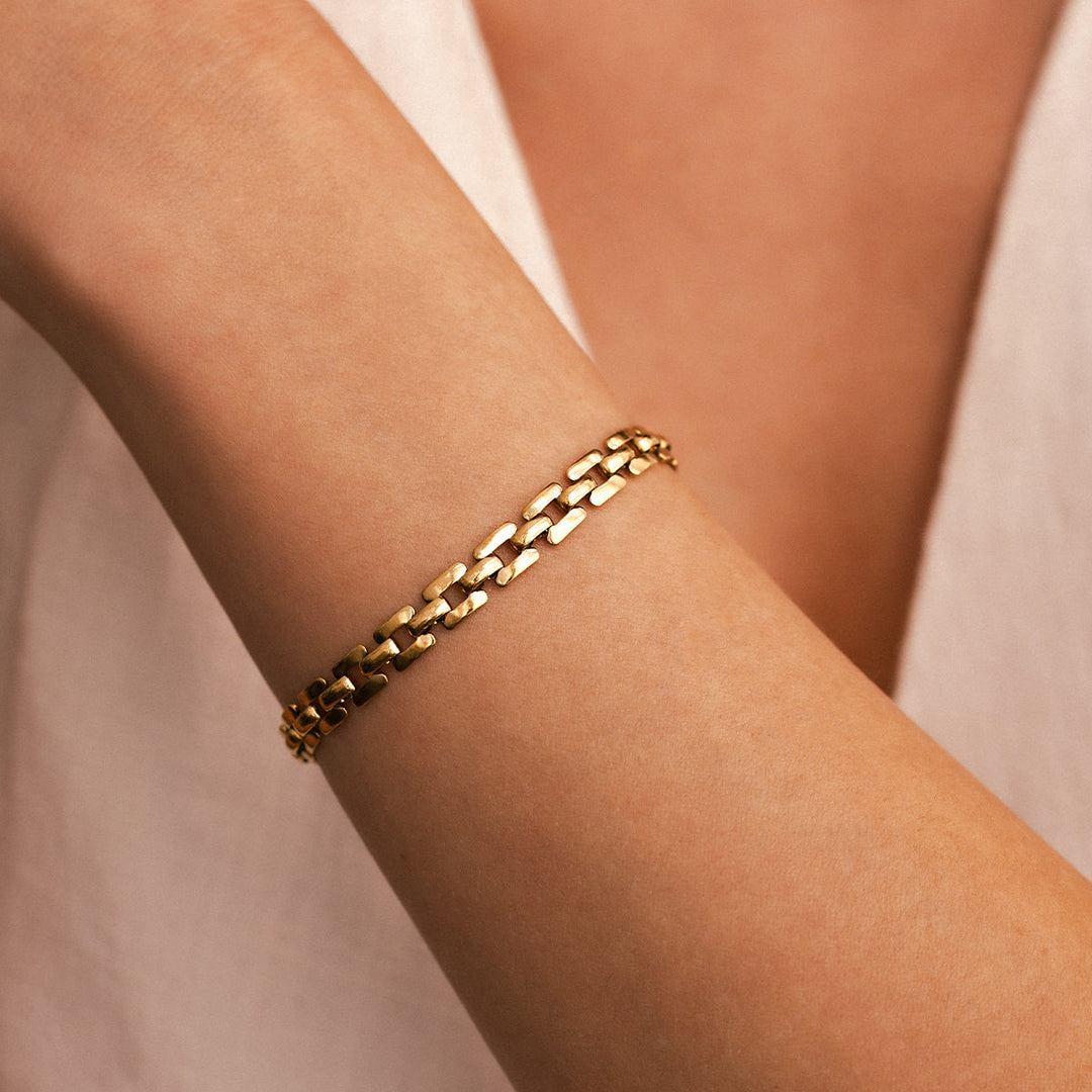 Timepiece Link Chain Bracelet