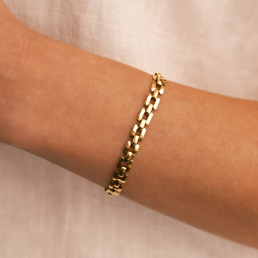 Timepiece Link Chain Bracelet