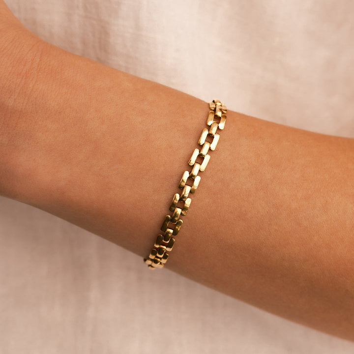Timepiece Link Chain Bracelet