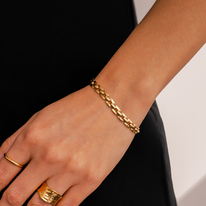 Timepiece Link Chain Bracelet