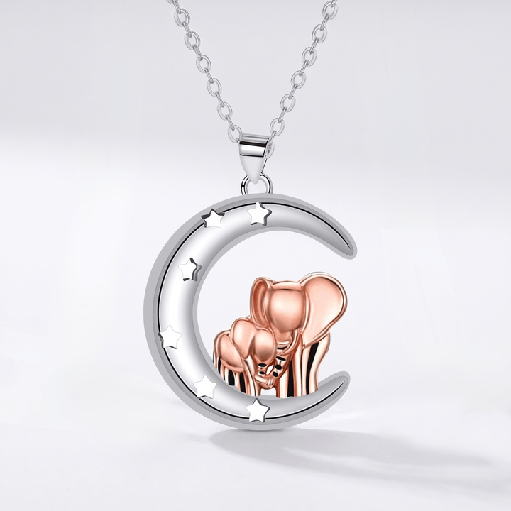 Starlit Elephant Love Pendant