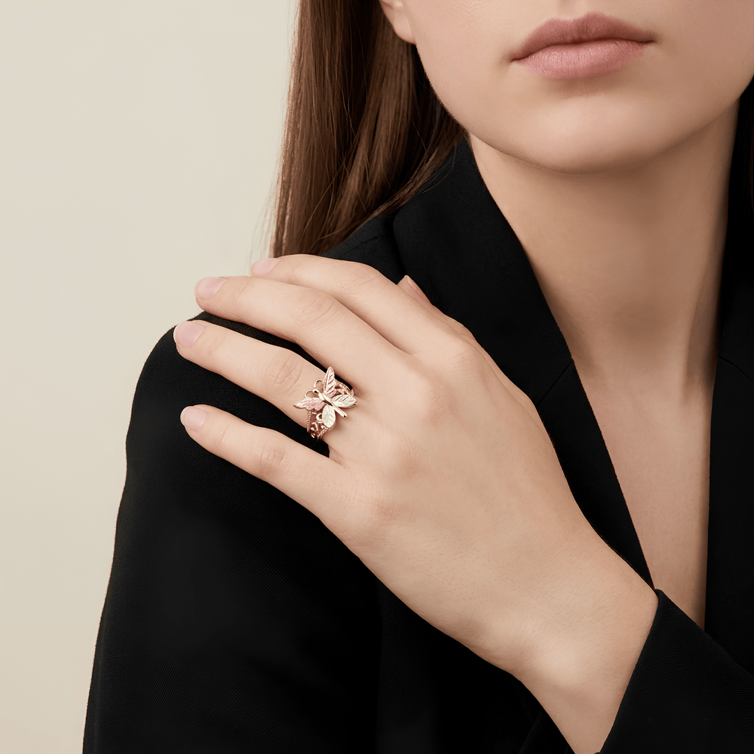 Blossom Wings Butterfly Ring