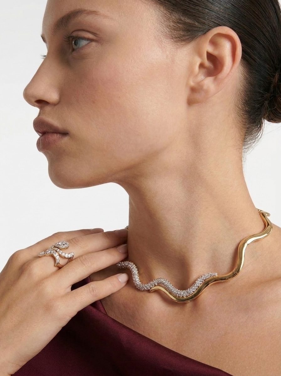 Wave Collar Necklace
