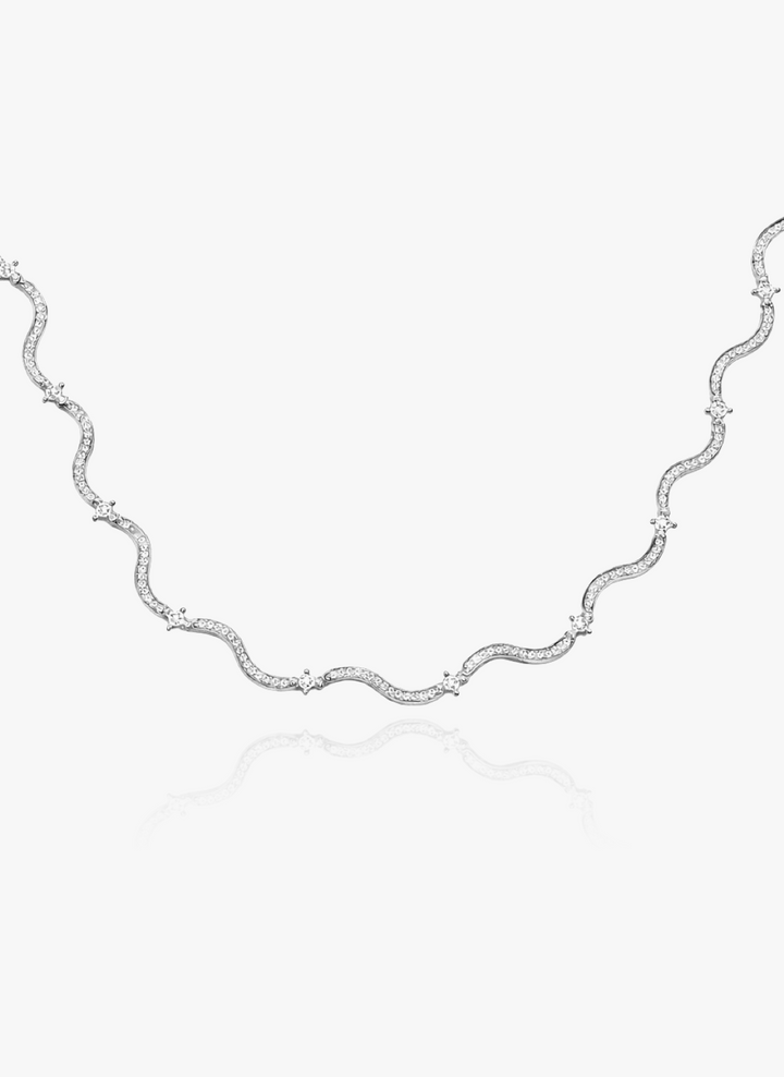 Wave Scalloped Necklace