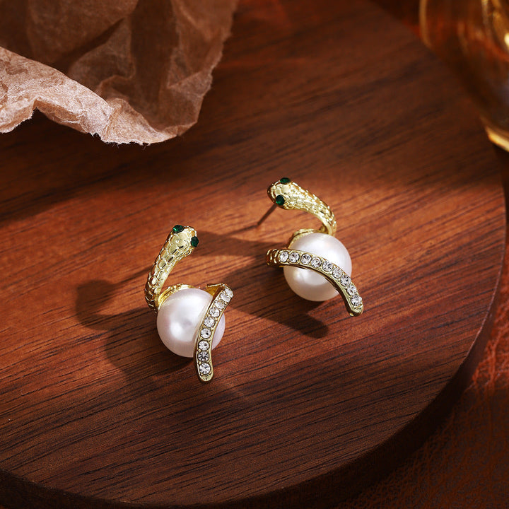Slay n Slytherin Pearl Earrings