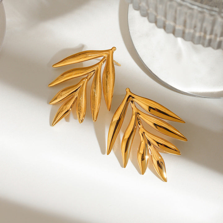 Don’t leaf me! Earrings