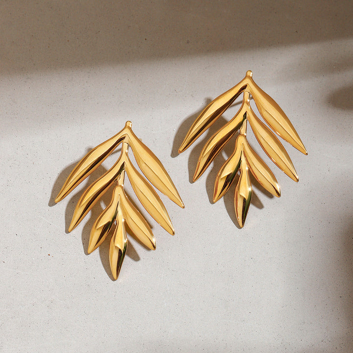 Don’t leaf me! Earrings