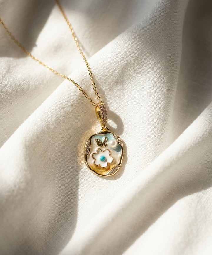 Vintage Floral Whisper Necklace