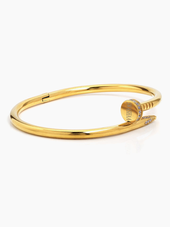 Zayden Diamond Nail Women's Bracelet