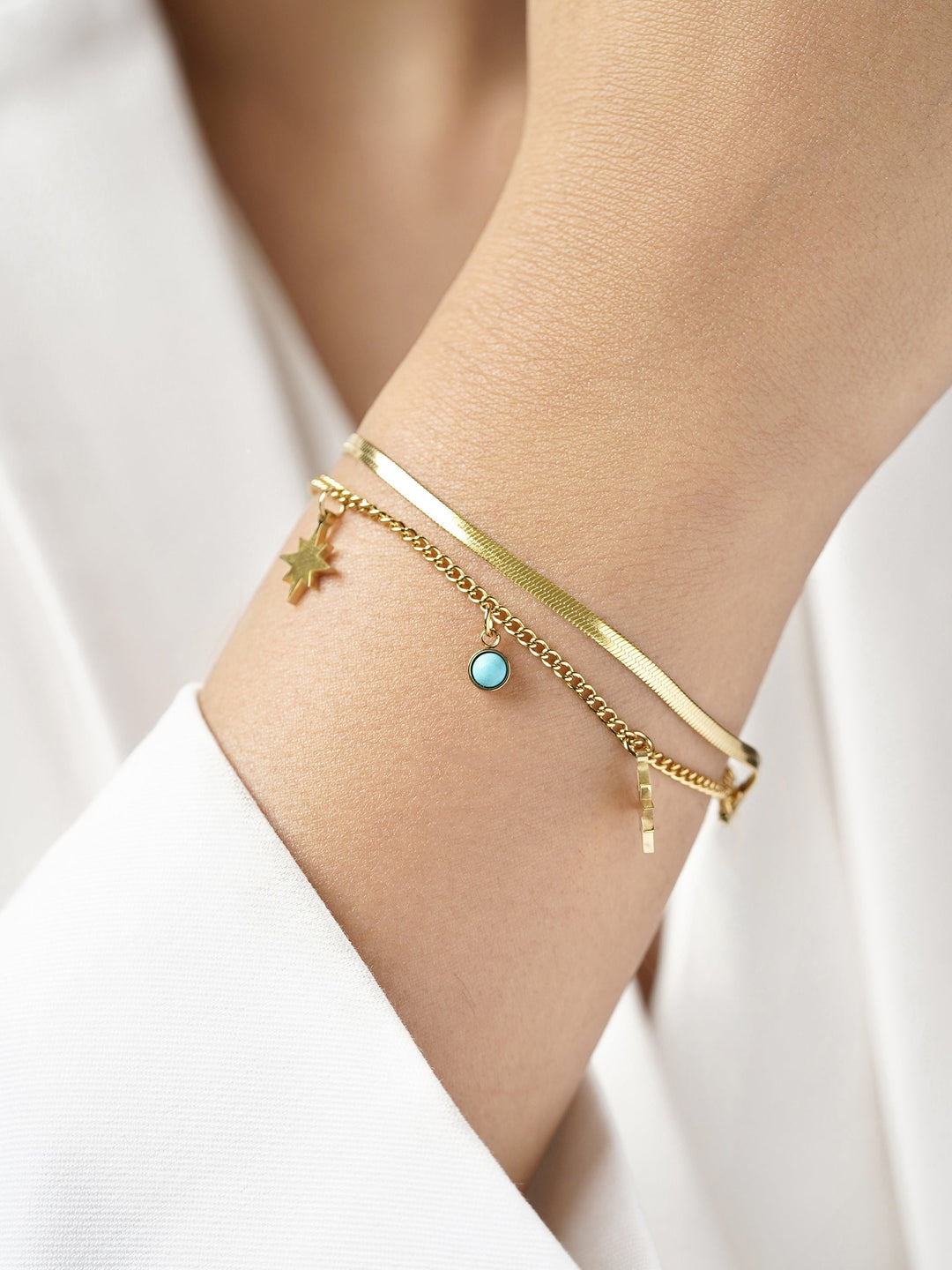 Zoya Star 18K Gold Plated Bracelet