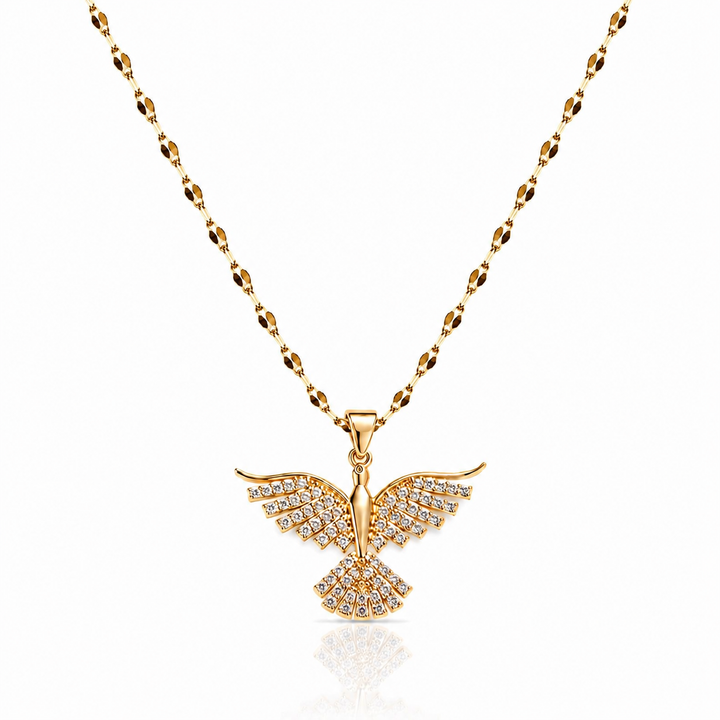 Cross & Crown Necklace – Elegance and Purpose