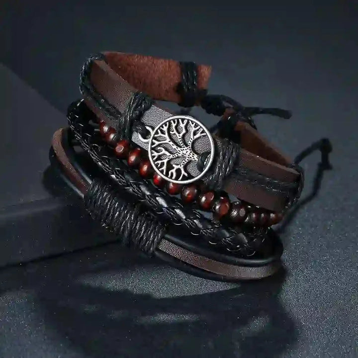 Tree Of Life Handmade Leather Bracelet