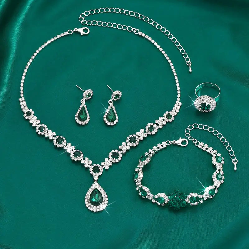 Adriana Lysandre Jewelry emerald | White Gold