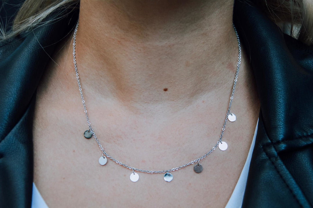 Coins - Necklace - Stainless Steel