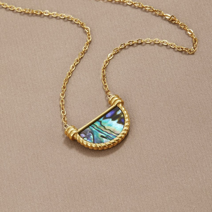 Amalfi Coast Abalone Shell Necklace Set
